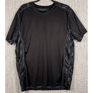 Zone Pro Mens Performance Shirt XL Black Camo Activewear Training Tee M11
